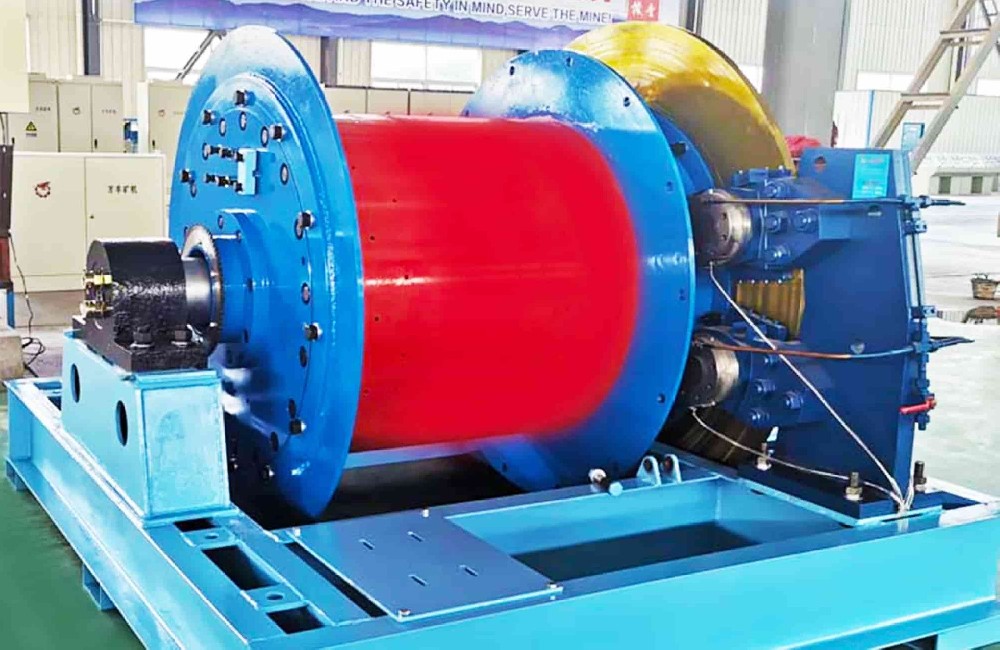 永磁电机内装式矿用提升绞车